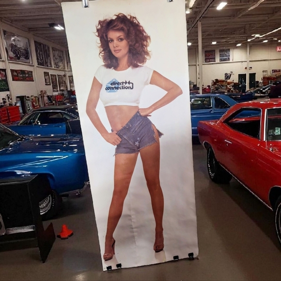 Vintage Miss Direct Connection 1979 Dede Poster Dodge Plymouth Racing 18x45 - Picture 1 of 4